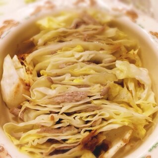 電子レンジで超簡単！キャベツと豚肉の重ね蒸し